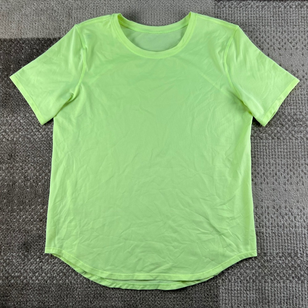 Lululemon Swiftly Tech Short Sleeve Shirt Neon Yellow Green Women Size 6